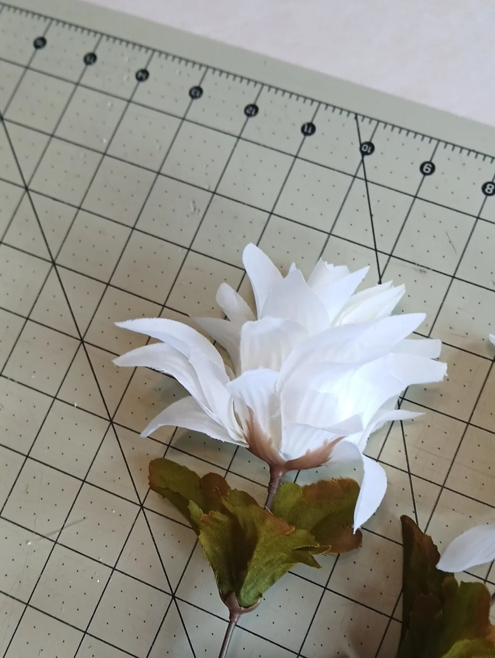 White Artificial Magnolia Stem Bouquet